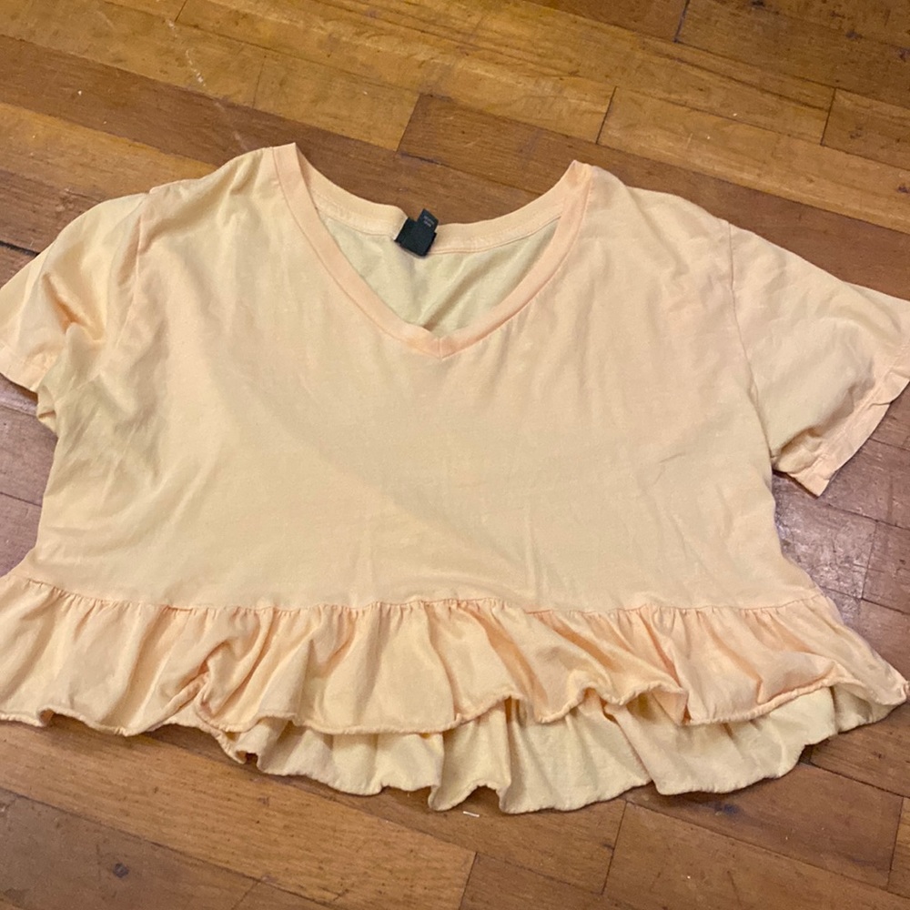 Wild Fable orange casual shirt size small( can fit medium)